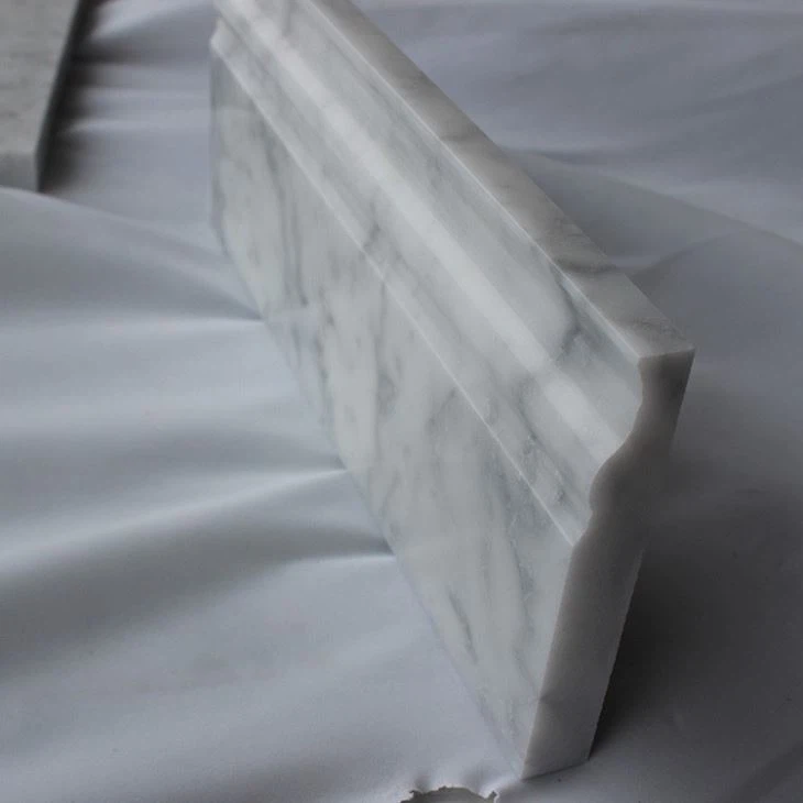 Carrara White Marble Molding Trim (2) Carrara White Marble Molding Trim (2)